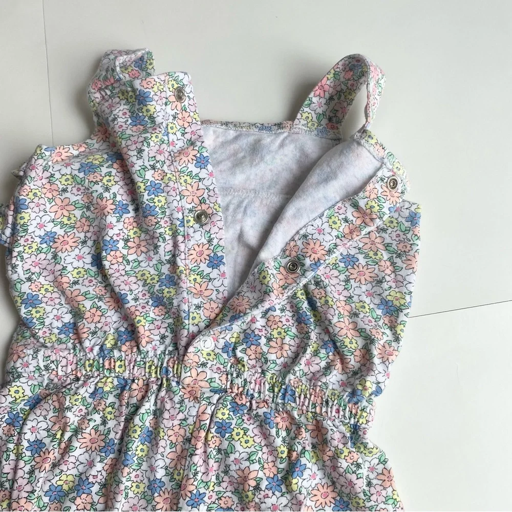 Carter’s Floral Sleeveless Ruffled Baby/Infant Girl Short Romper